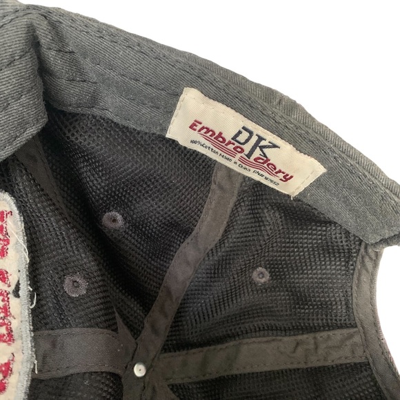 Robin Ruth Miami Beach Women's Baseball Cap Relaxed Cotton Grey Adjustable - Picture 6 of 6